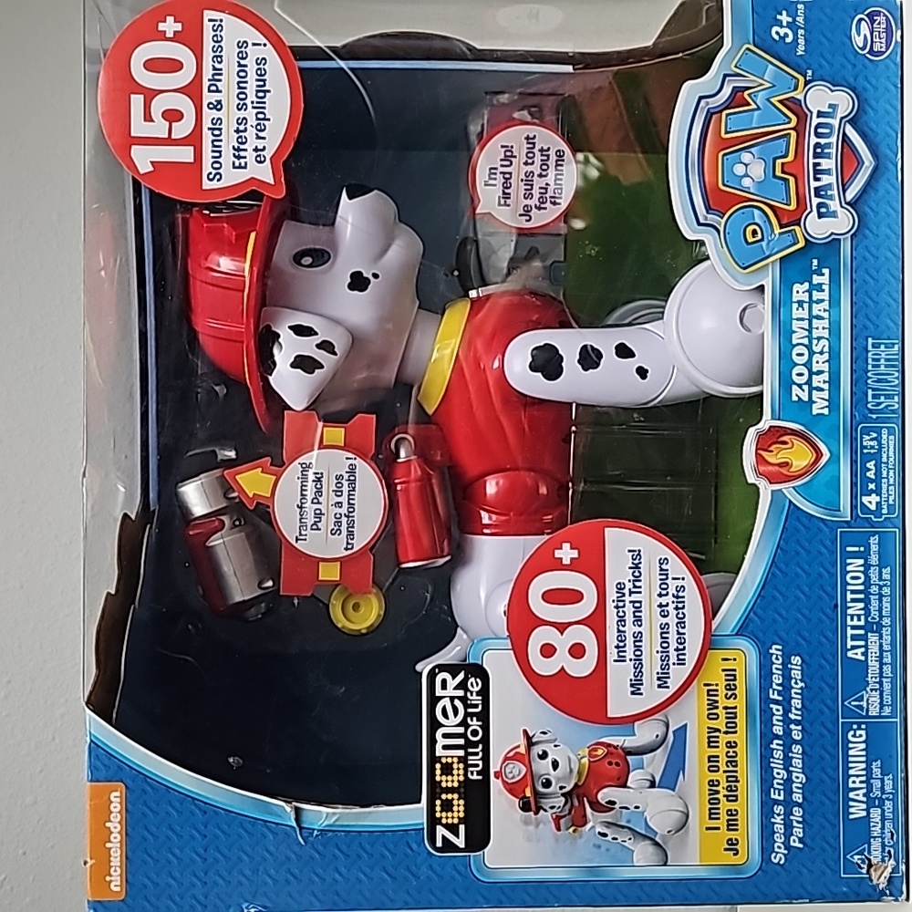 Zoomer full of life, Marshall zoomer from paw patrol.